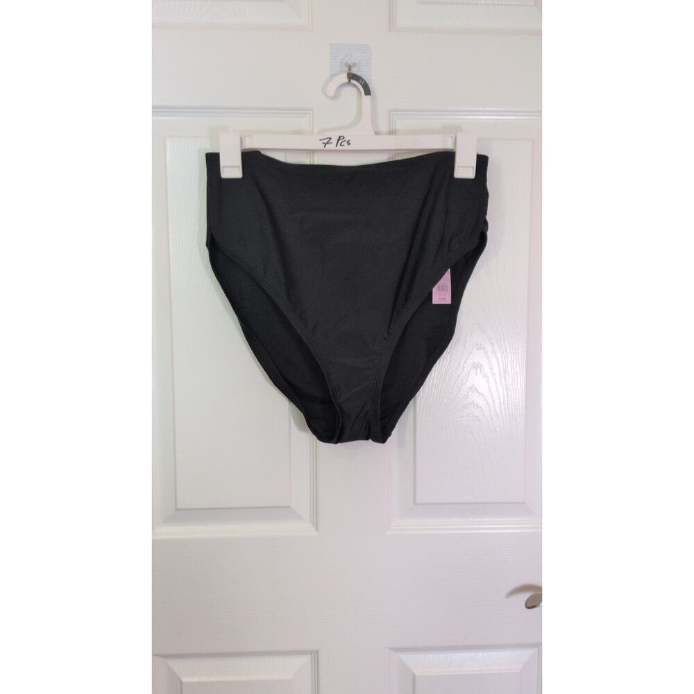 Wild Fable 2x High rise cheeky black bikini bottom